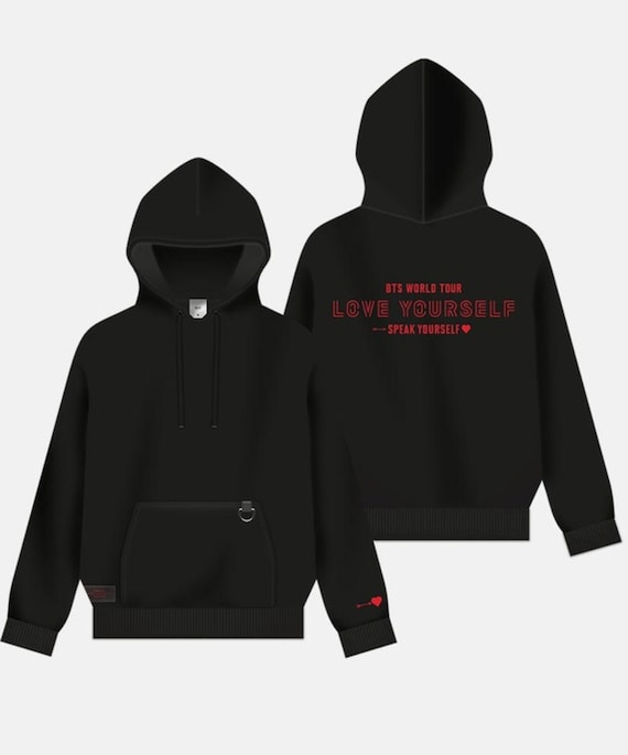 BTS Official SYS Speak Yourself Hoody Tour Logo Black - New - Etsy