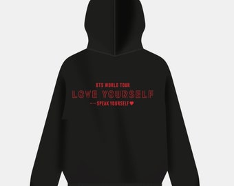 BTS Official SYS Speak Yourself Hoody Tour Logo Black - New - Etsy