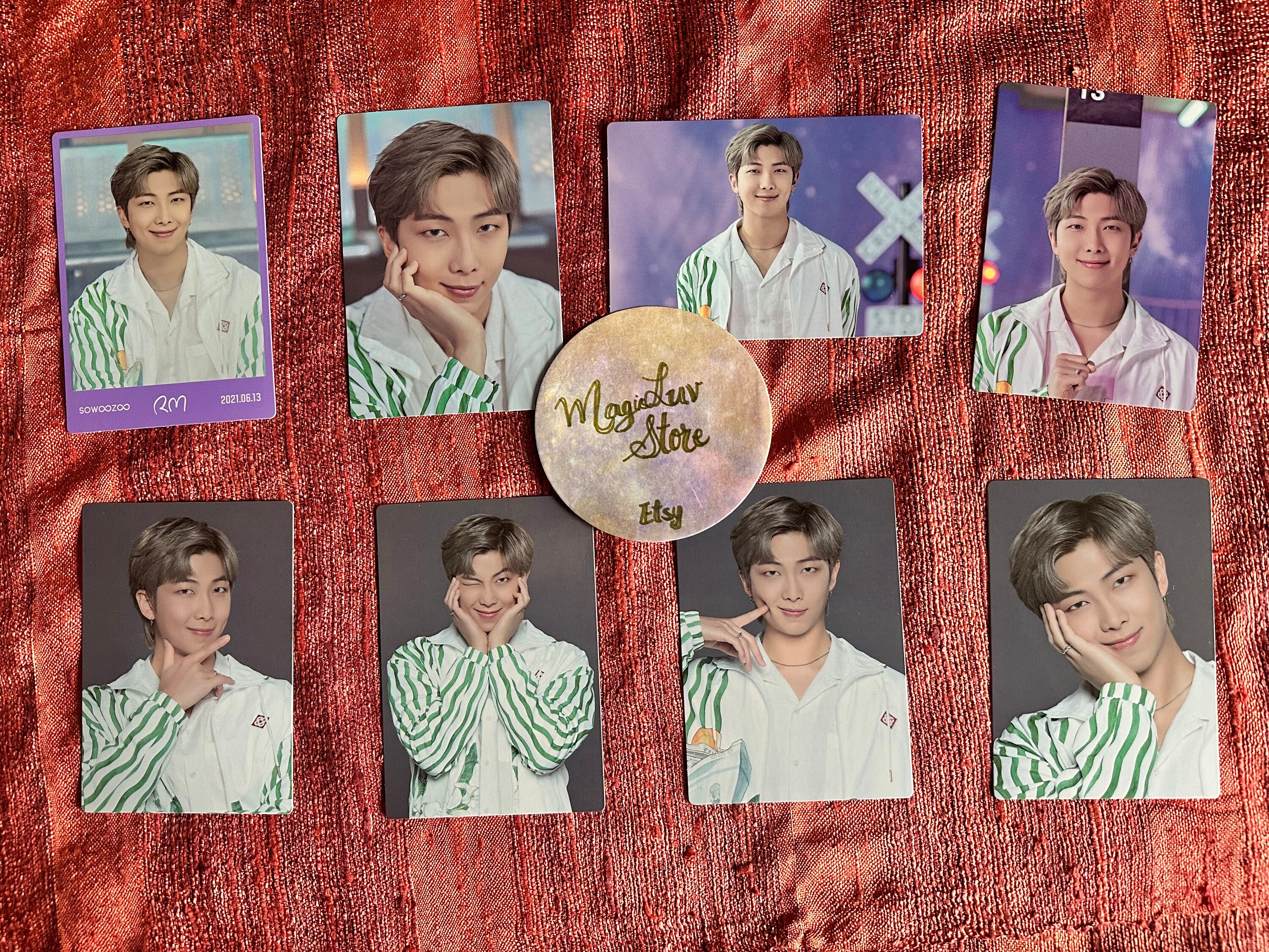 BTS Sowoozoo Official Mini Photocard - Choose PC Options - Etsy