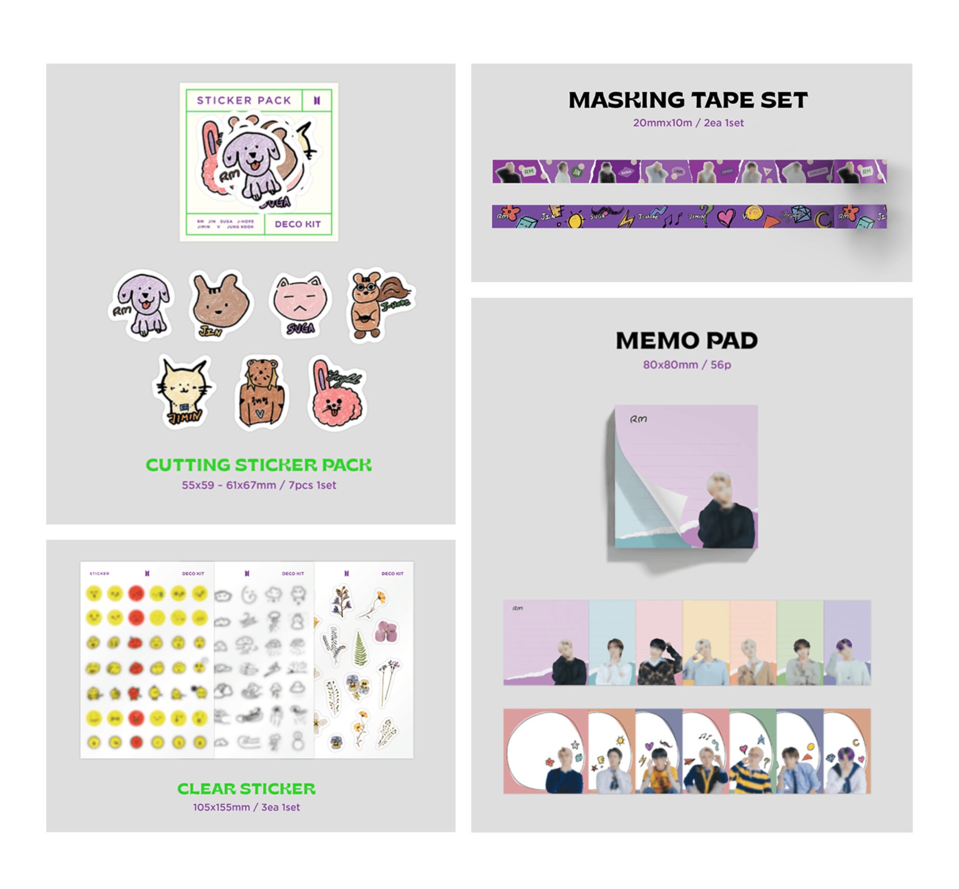 BTS Deco Kit - New & Sealed - US Shipping Only - Etsy