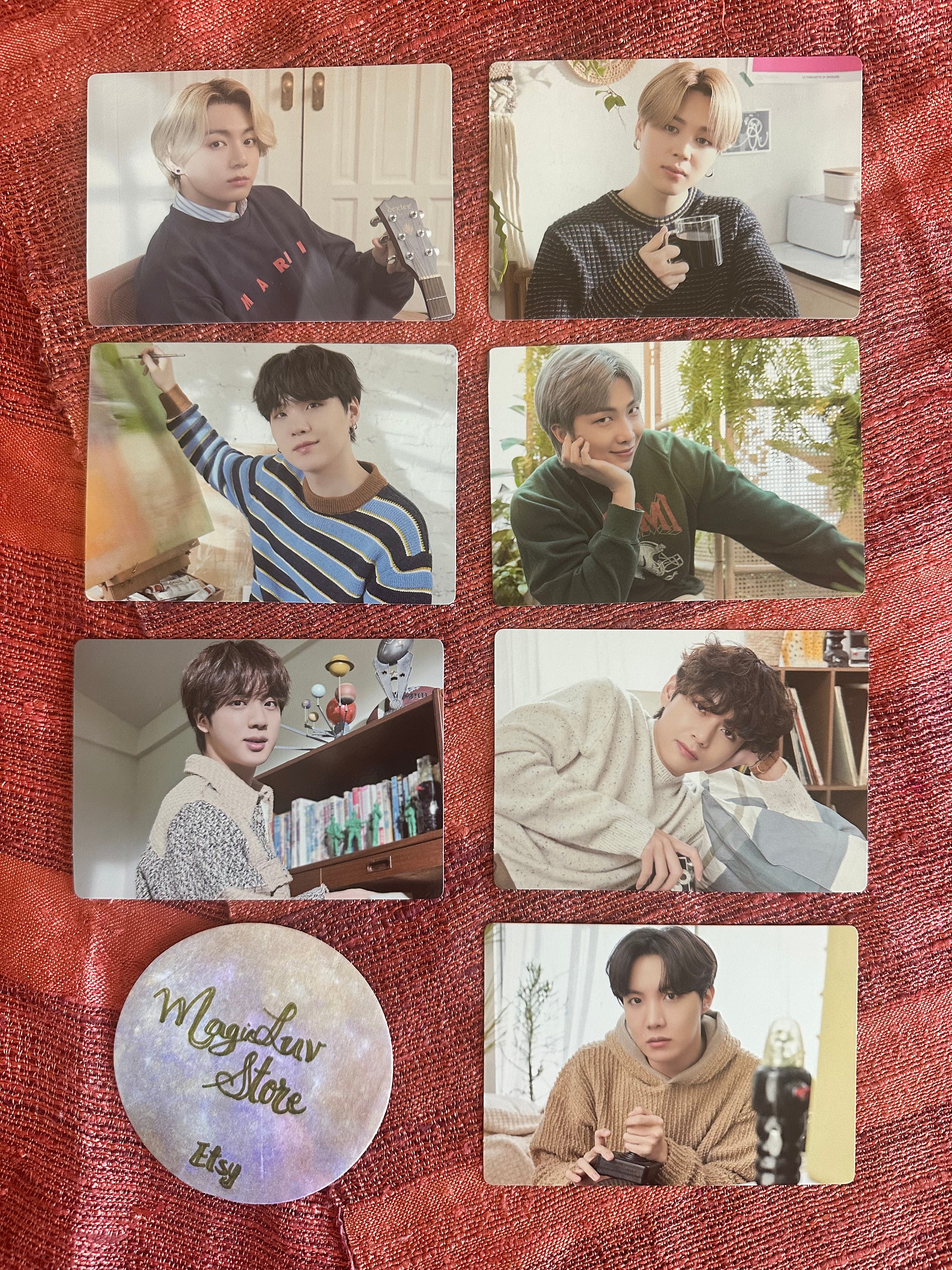 BTS　MERCH BOX カード BTS Merch Box #7 Official Photocard - Choose Member PC - Etsy