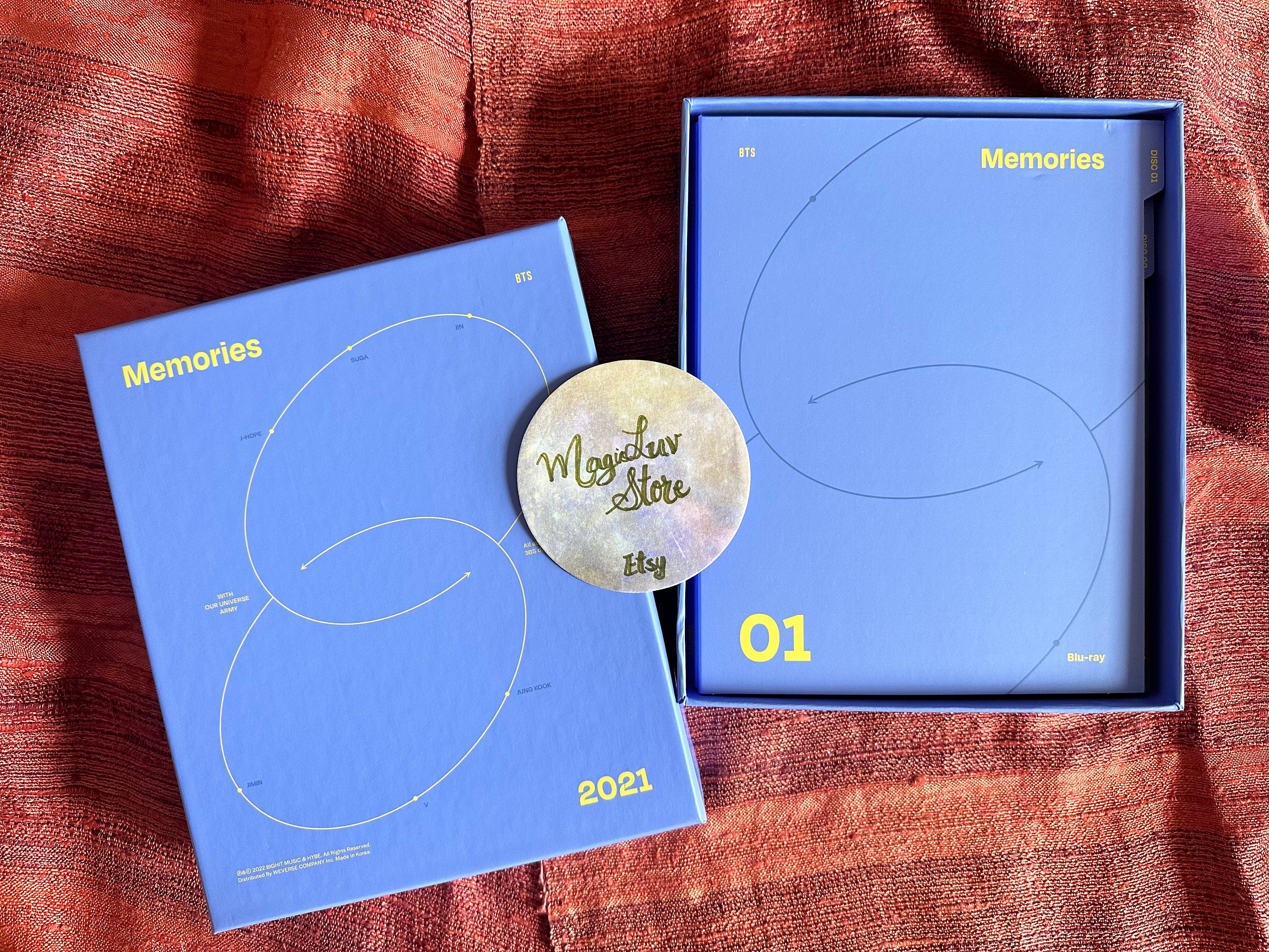 BTS Memories of 2021 Bluray - Choose Individual Items - US