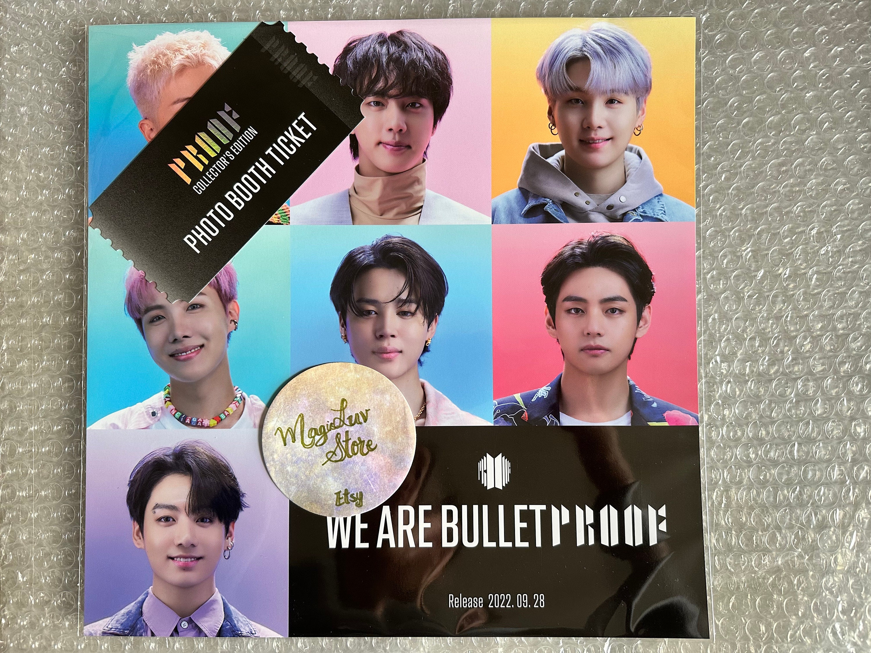 BTS Proof Collector\'s Edition Member Inclusion Set - Etsy | Poster