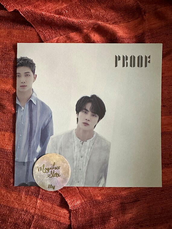 BTS proof collectors edition  suga トレカ scan] BTS Proof Collectors Edition Photocard (Suga)