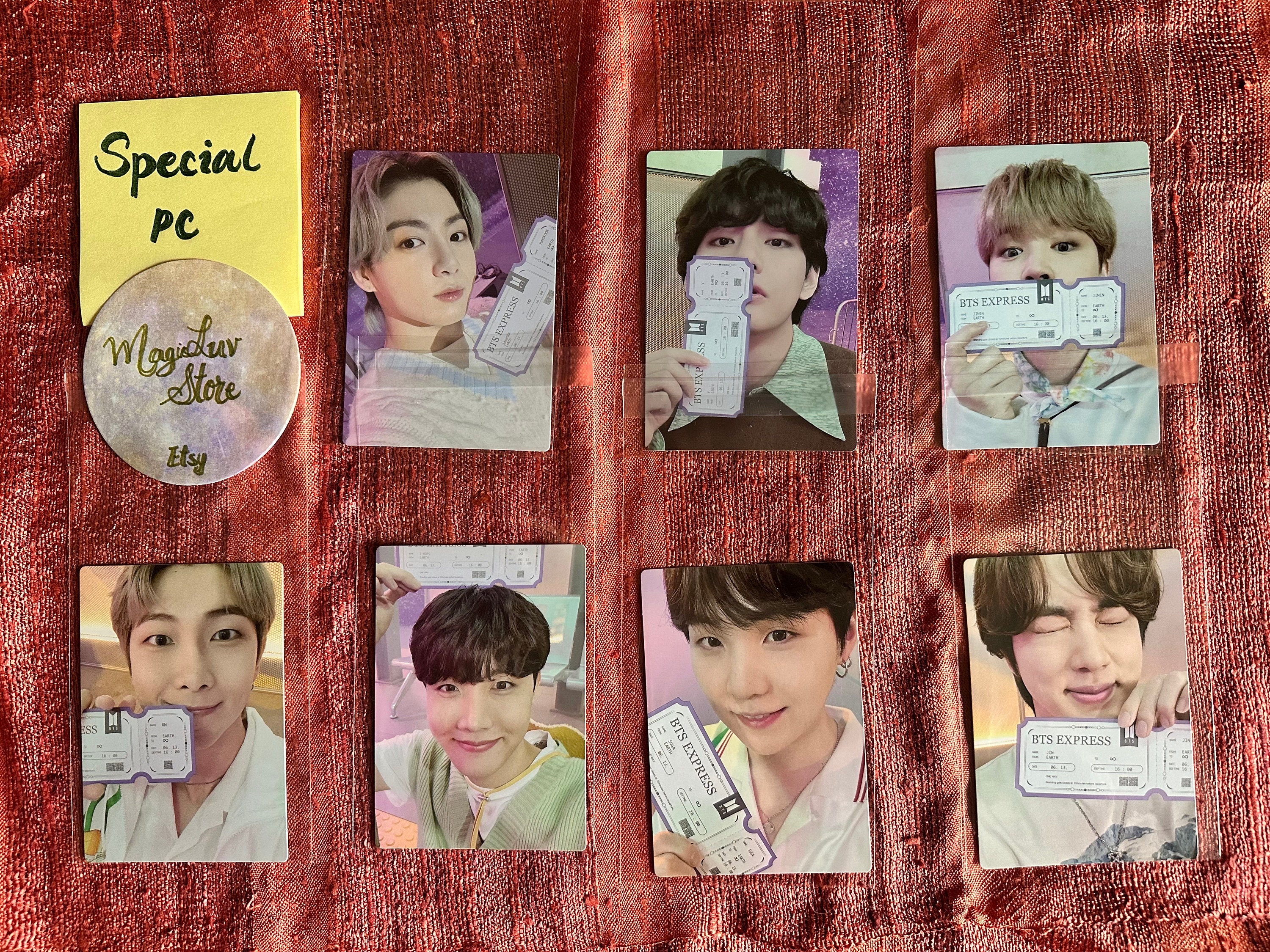 BTS Sowoozoo Official Mini Photocard - Choose PC Options - Etsy
