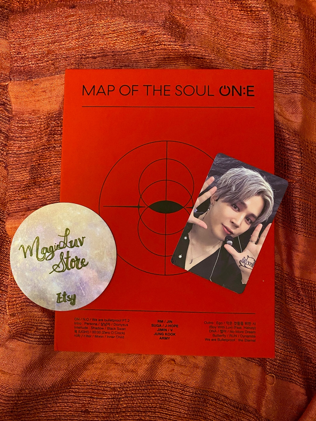 BTS Map of the Soul ON:E Official Dvd Full Set With Jimin 