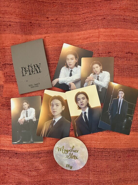 BTS Agustd Dday Tour Official Photocard Set - Choose Agustd / Suga