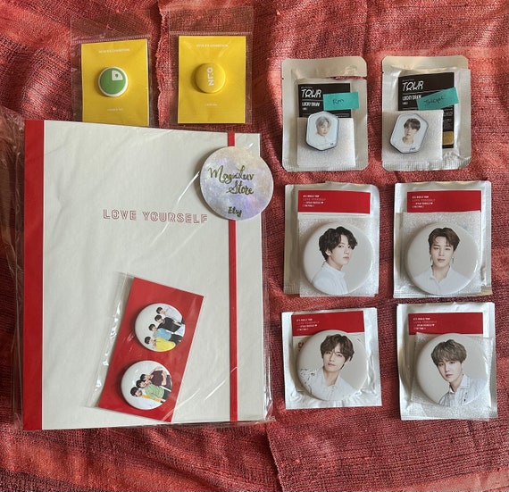 BTS Official Can Badge Lucky Draw Love Yourself Japan / Speak