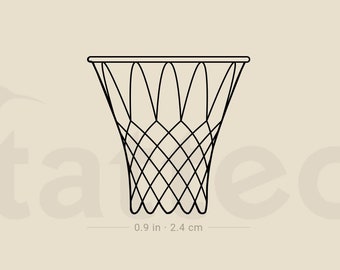 Basket Temporary Tattoo set of 3 - Etsy