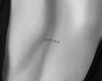 DIVINE Temporary Tattoo (Set of 3)