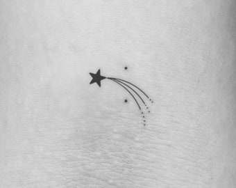 Luck Filled Shooting Star Tattoo Designs  Ideas  Tattoo Glee