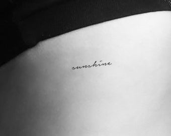 Sunshine Temporary Tattoo (Set of 3)