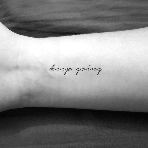 Keep Going Temporary Tattoo (Set of 3)