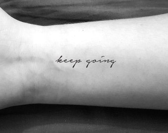 Keep Going Temporary Tattoo (Set of 3)