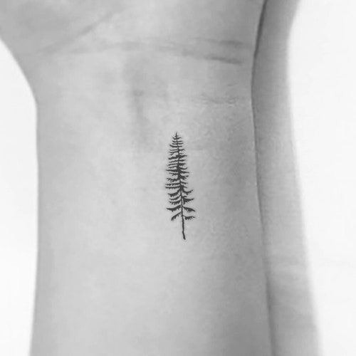 Moon Tree Temporary Tattoo - Etsy