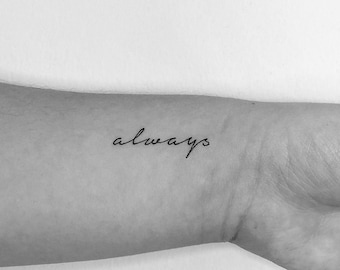 Always Temporary Tattoo (Set of 3)