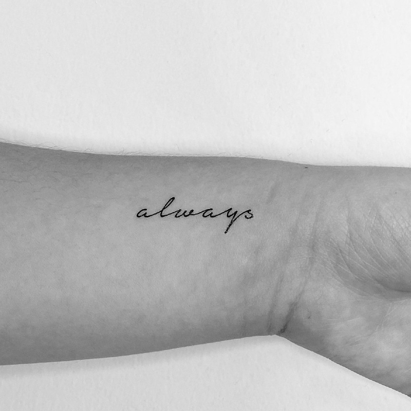 Always Temporary Tattoo - Etsy