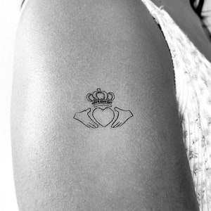 Claddagh Temporary Tattoo (Set of 3)