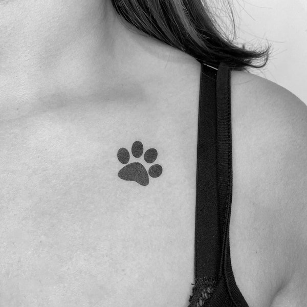 Tatouage temporaire de patte d’animal de compagnie (lot de 3)