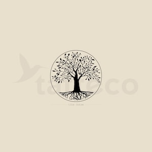 Tree of Life Temporary Tattoo Set of 3 zdjęcie 1