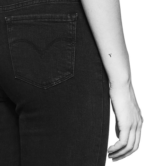 Y Letter Temporary Tattoo (Set of 3)