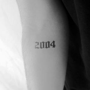 Gothic 2004 Temporary Tattoo (Set of 3)