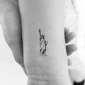 Tatuaggio Temporaneo Statua della Libertà (Set di 3)