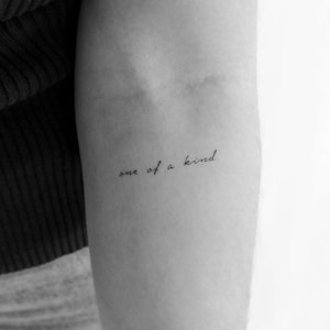 One Of A Kind temporäres Tattoo (3er Set)