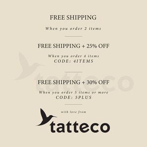 Golden Spiral Temporary Tattoo (set of 3) - Etsy