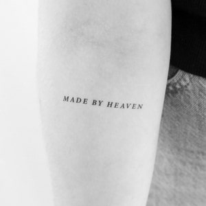 Made By Heaven Temporary Tattoo (Set of 3)