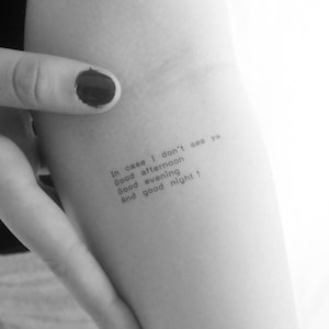 Nel caso non ti vedessi tatuaggio temporaneo (set di 3)