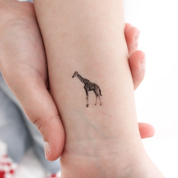 Giraffe Temporary Tattoo (Set of 3)