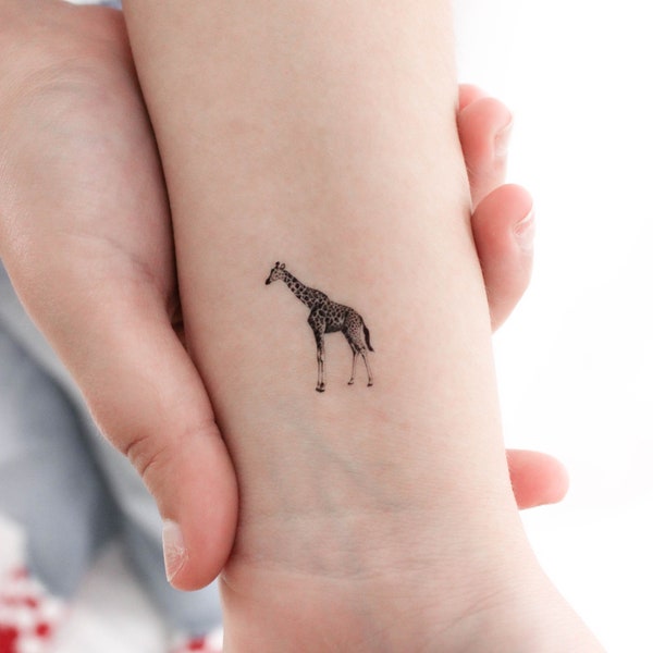 Tatouage temporaire girafe (lot de 3)