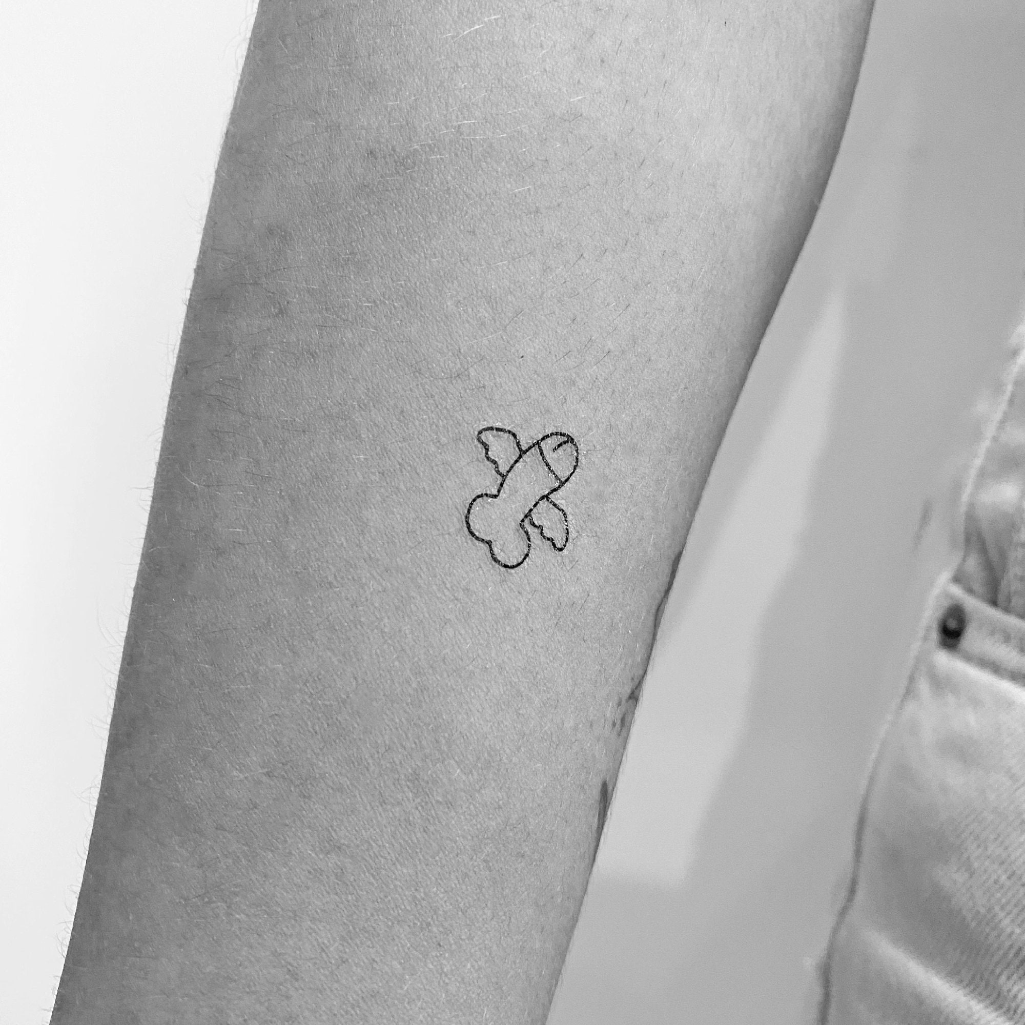 Flying Penis Temporary Tattoo set of 3 - Etsy