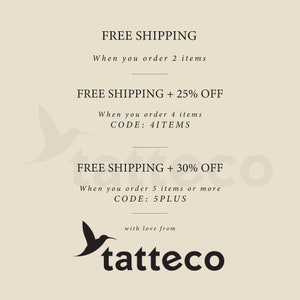 Amor Fati Temporary Tattoo (Set of 3) image 3