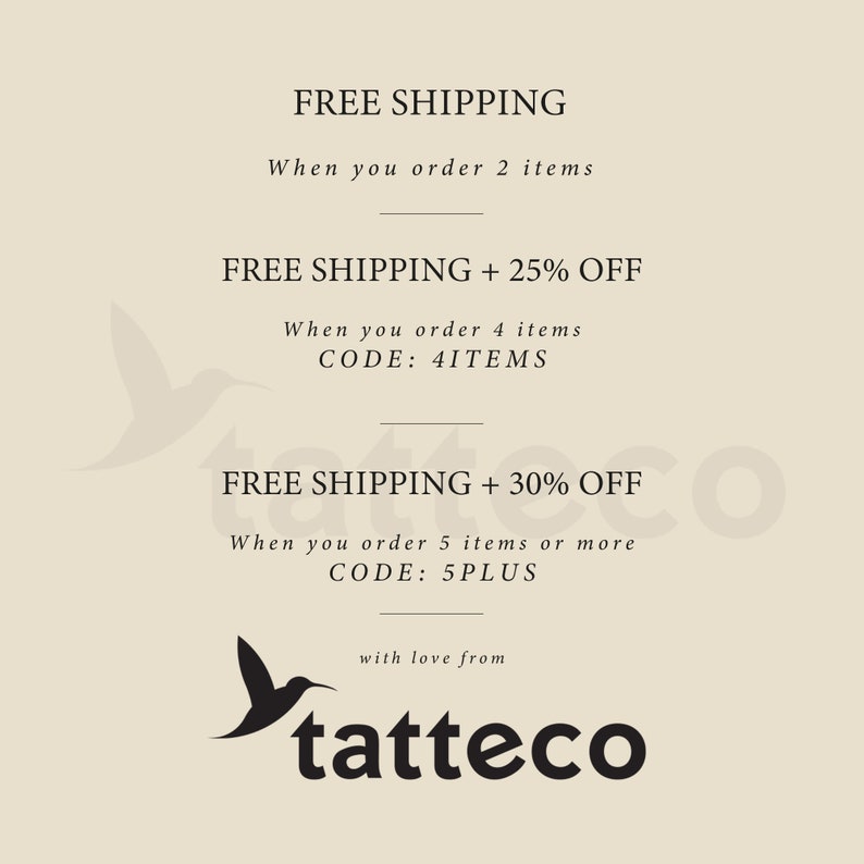 Amor Fati Temporary Tattoo (Set of 3) image 3