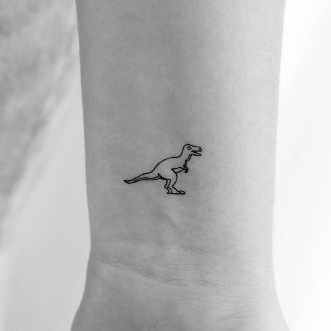 T-Rex 恐竜 タトゥーシール (3 枚セット) - Etsy 日本