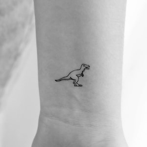 T-Rex Dinosaur Temporary Tattoo (Set of 3)