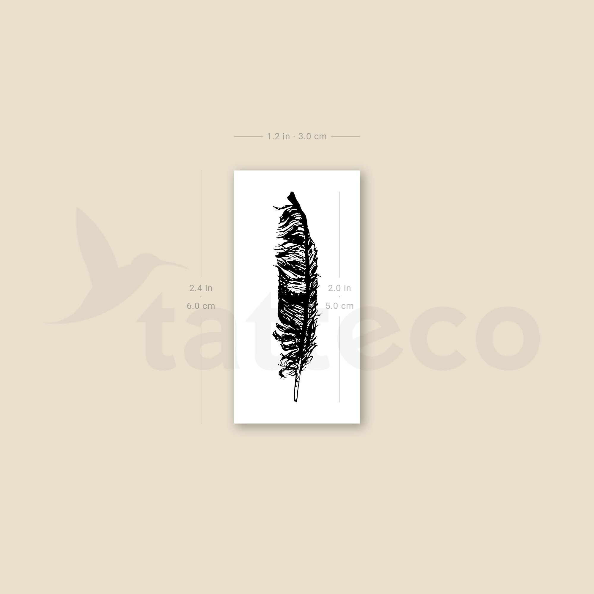YSYYSH Feather Tattoo Stickers Cover Scars Flower Arm Waterproof Female  Sense Lasting Tattoo Stickers 2 Sheets Temporary Tattoos : Amazon.ae: Beauty