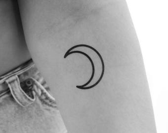 三日月タトゥーシール（3枚セット） - Etsy 日本