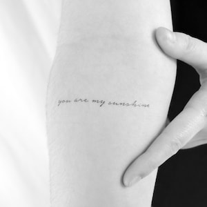 Du bist mein Sonnenschein temporäres Tattoo (3er Set)