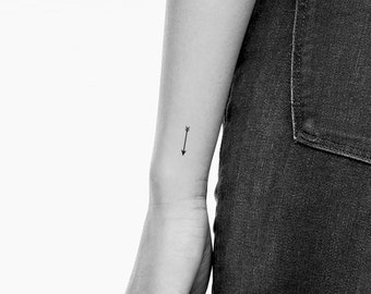 Small Arrow Temporary Tattoo (Set of 3)