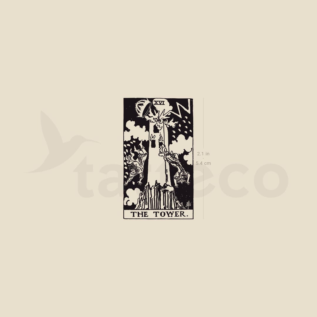 CarterGore Tarot Necklace - The Tower main image 0