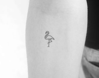 Flamingo Temporary Tattoo (Set of 3)