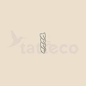 Fusilli Pasta Temporary Tattoo (Set of 3)