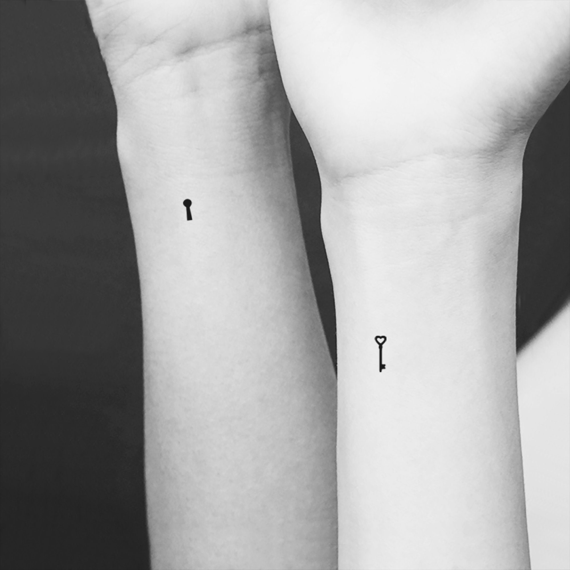 Buy Matching Key and Lock Temporary Tattoo set of 33 Online in India  Etsy