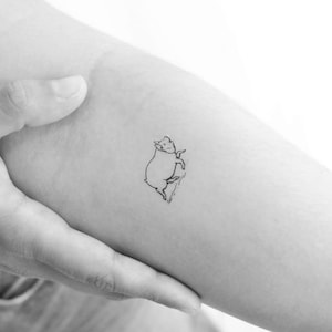 Pig Temporary Tattoo (Set of 3)