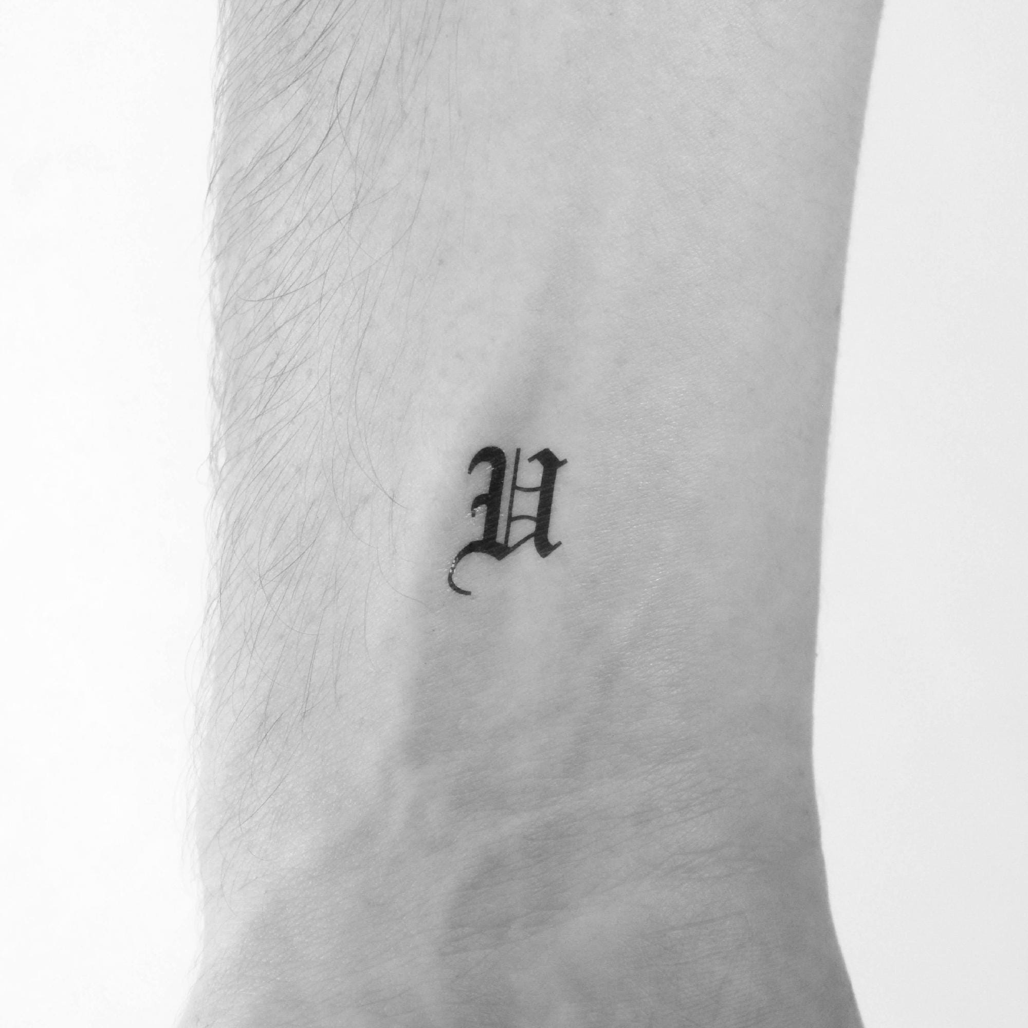 A Part of U Tattoo in Gothic Style