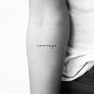 Courage temporäres Tattoo (3er Set)