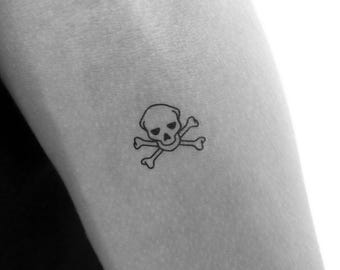 Supperb® タトゥーシール - ハロウィン タトゥー マジシャン スカル